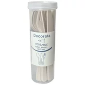 Decorata večkrat uporabni pribor, set 12 kosov