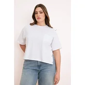 Trendyol Curve Ženska majica TBBSS26BF00002, Bela