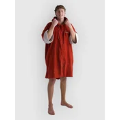Dryrobe Fullzip brisača Robe Organic Cotton Surf Ponch orange