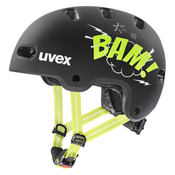 Uvex Kid 4 Style dječja kaciga, 51–55 cm, Bam Black Lime Matt