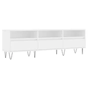 TV ormaric bijeli 150x30x44,5 cm od konstruiranog drva
