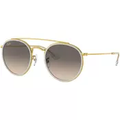 Ray-Ban Naocare za sunce 0RB3647N 923632 51 Round Double Bridge, Zlatne