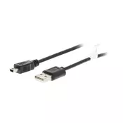 Kabl USB 2.0 AM - USB AM mini 5pin, 1.8m
