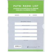 TI.VI-55/VP Putni radni list sa zaštitnom košuljicom