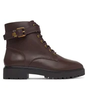 Gležnjarji LAUREN RALPH LAUREN Allyson Logo Bo Bte 802P12046003 Temno rjava