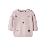 NAME IT Pulover NBFFAFLOW maslinasta / pastelno roza / krvavo crvena / bijela