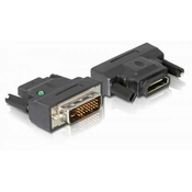 adapter DELOCK, DVI (M) na HDMI (Ž), LED