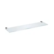 Jika Basic - Staklena polica, 40 cm, krom/matirano staklo H3853A10040001
