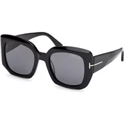 Tom Ford Naocare za sunce Carla 0FT1220 01D52, Polarizovane, Crne