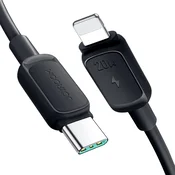 Joyroom Kabel serije Multi-Color A14 USB-C – iPhone Lightning 20 W, 1,2 m – črn