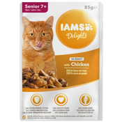 IAMS Delights Adult Senior piletina u umaku 85g
