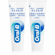 Oral B Gum & Enamel Repair Gentle Whitening nežna belilna zobna pasta 2 x 75 ml