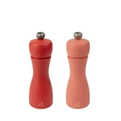 Set of 2 salt and pepper grinders, 15 cm, Tahiti Fire, Bricks&Flame