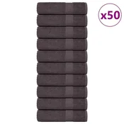 Vidaxl Brisače za roke FROGN 50 kosov antracitne 50x100 cm 360 g/m2