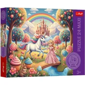 Trefl - Puzzle Princess and Unicorn 24 maxi - 1 - 39 dijelova