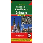 Franken - Altmühltal - Ostbayern, Autokarte 1:150 000, Blatt 10