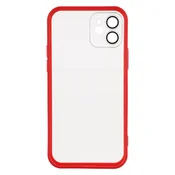 FIN Ovitek za iPhone 12 W393 PROZOREN Z RDEČO