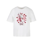 Womens T-shirt Psycho Kitty white