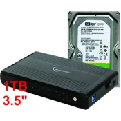 HDD 3.5 * 1TB SET USB 3.0 SATA eksterno kuciste + 1TB WD10EURX WD/ EE3-U3S-3 (3999)