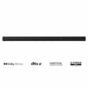 Soundbar Sony HT-A5000 s konfiguracijo kanalov 5.1.2