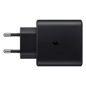 Kucni punjac Fast Charging za Samsung 2.0/ USB PD 45W sa kablom Type- C na Type- C (5A) crni