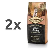 Carnilove Dog Puppy Large - losos & puran 2 x 12 kg