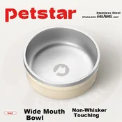 Petstar Posuda za pse i macke, 1.3 L, Krem