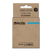 slomart actis kb-985c črnilo (nadomestno za brother lc985c; standardno; 19,5 ml; modro)
