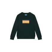 Jack & Jones Junior Majica JJBUSTER temno bež/temno zelena/oranžna
