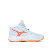 Čevlji za športe v zaprtih prostorih Mizuno Wave Momentum Pro Mid V1GC2545 Svetlo modra