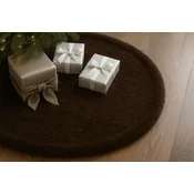 Aberto Design Podloga za jelku Yilbasi, Okrugli, 100x100 cm, Braon