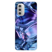 Silikonski prozorni ovitek za Motorola Moto G51 - Iris liquid