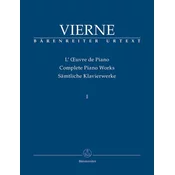 VIERNE:COMPLETE PIANO WORKS 1
