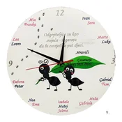 Personalizirani zidni satovi – Unikatni dar zahvalnosti za uciteljice i tete u vrticu - 9.- 1799