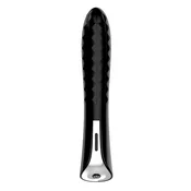 Midnight Magic Diamond Vibrator, 7 modova simulacije, 19.8 cm, Crni