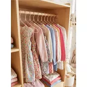 Sinsay - Set decjih vešalica – 15 komada - pastelno roze