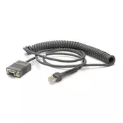 RS232 Cable - 2.7 m - DB-9 - RS-232 - Grey