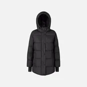 Black Womens Quilted Jacket Geox Spherica - Womens