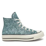 Modne superge Converse Chuck 70 Glitter Hi A10097C 486 Modra
