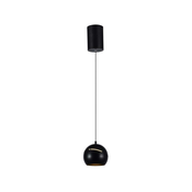 LED Luster na sajli LED/8,5W/230V 3000K crna