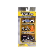 Hasbro TONKA set vozila POLICIJA Razni metalni automobili + čunjevi ZA3633