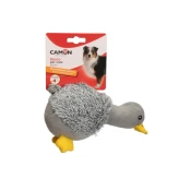 CAMON Igracka za pse Patka, zvucna, 20cm, siva