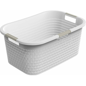 eoshop Košara za čisto perilo DRŽAVA 40 L/Bela