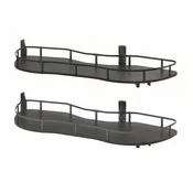 UTRUSTA Izvleč polica za kotno pdst omarico, siva, 128 cm
