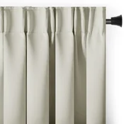 Kremno bela zavesa za delno zatemnitev 200x245 cm Kierra – Restilo