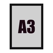 Magnetni okvir A3 (črn)