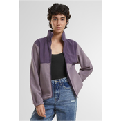Womens fleece sweatshirt Double purple/ purple