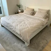Posteljina velika Saten Žakard krem boja