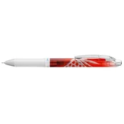 Gel pero, 0,25 mm, stiskalni mehanizem, PENTEL EnerGel BLN75 Kiriko, Rokkaku Kagome, modra