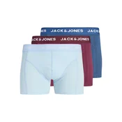 JACK & JONES Boksarice JACJota safir/svetlo modra/bordo/bela